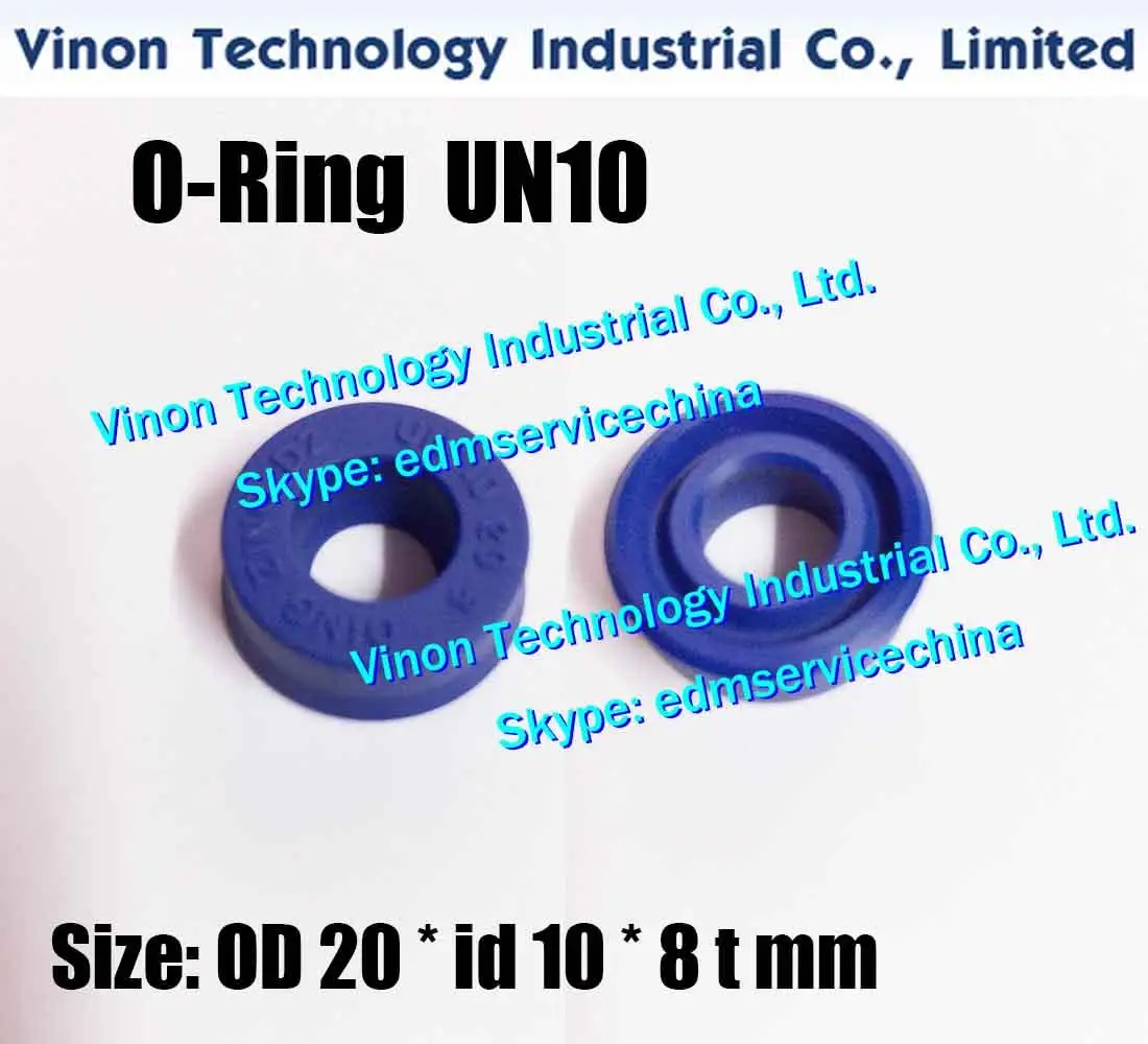 edm O-Ring Oil Seal UN10 Ø20xØ10x8mm (10 pcs/bag) for Small Hole Drill EDM Machine