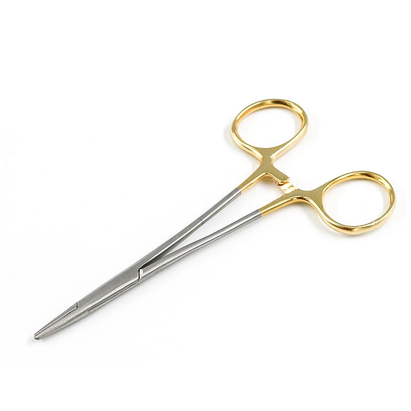 

Double Eyelids Embedding Surgical Tools Gold Handle Needle Holder Needle Clamp Cosmetic Shaping Ophthalmic Instruments Tool