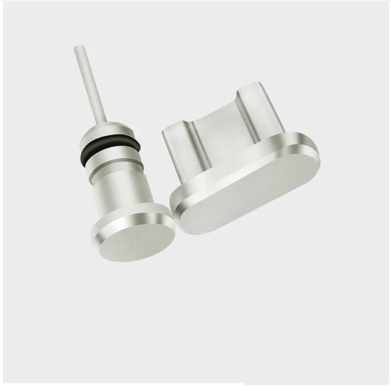 2PCS Micro USB ชาร์จโทรศัพท์พอร์ต + แจ็คหูฟัง 3.5 มม.Micro USB ป้องกันฝุ่นปลั๊กสําหรับ Xiaomi สําหรับ Huawei ดึงการ์ด PIN 3 ใน 1