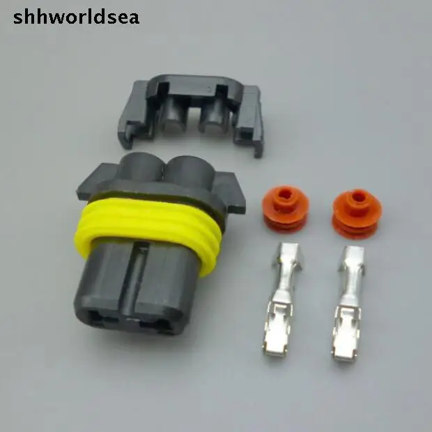 

worldgolden 5/30/100set 9006 HB4 female plastic socket bulb socket hid DIY connector