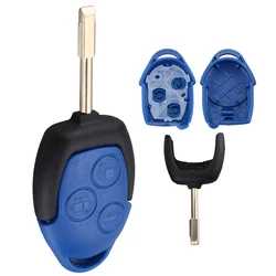 3ปุ่ม Key Fob กรณีเปลี่ยนเชลล์ระยะไกลรถอุปกรณ์เสริมอะไหล่สำหรับ Ford Transit 2005 - 2015