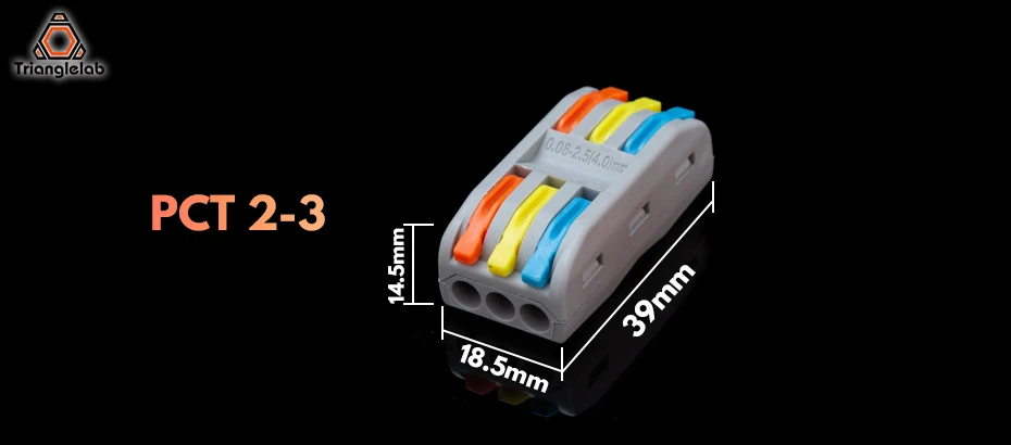 Trianglelab Mini Fast Wire Kabelverbinder Hochwertiger Kabelstecker Leitungsverbinder Heizung Thermistor MOTOR Leitungsverlängerung – Detail 4