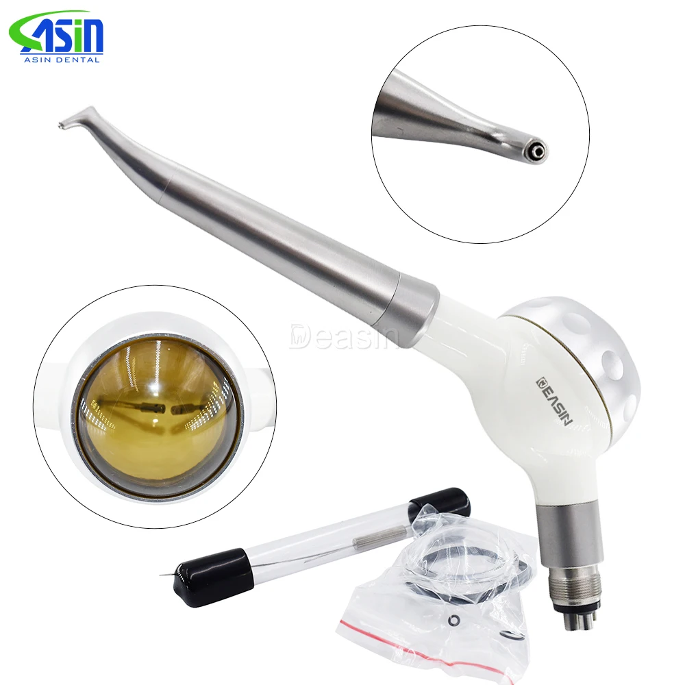 4 hole Dental Air Polisher Abrasion Microetcher Sandblasting Sandblaster Teeth Polishing Air Prophy