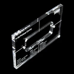 Dopro Acrylic P90 Pickup Routing Template Pickup Templates for P90 Pickup Body Rout