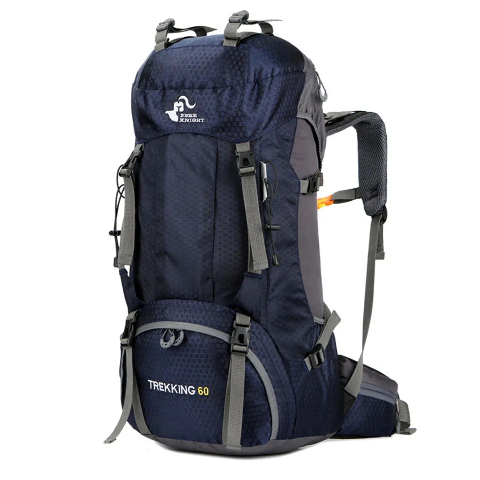 

60L Man&Woman Hiking Camping Backpacks Waterproof Hike Travel Outdoor Bag For Climbing Trekking Sports Rucksack Bags Rain Cover