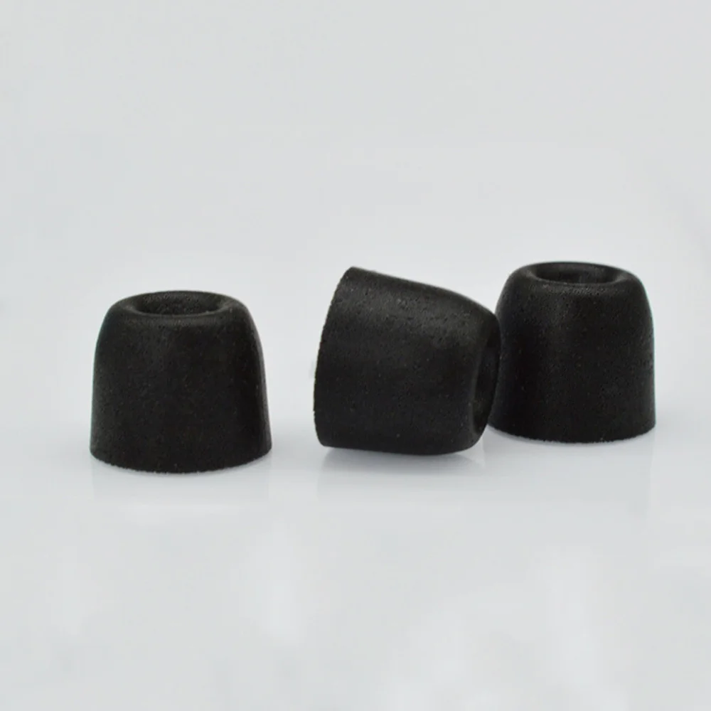 Embouts d'écouteur en mousse de qualité supérieure, isolation phonique, remplacement d'écouteur T-200 (noir), remplacement d'écouteur noir, 10 pièces