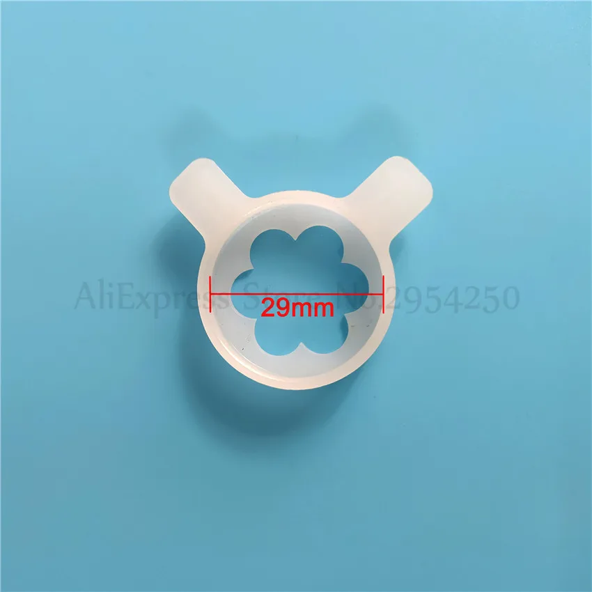 

29mm Inner Diameter Ice Cream Maker Spare Part Modeling Cap 6 Petals Flower Shaped Moulding Lids Soft Serve Machine Accessory