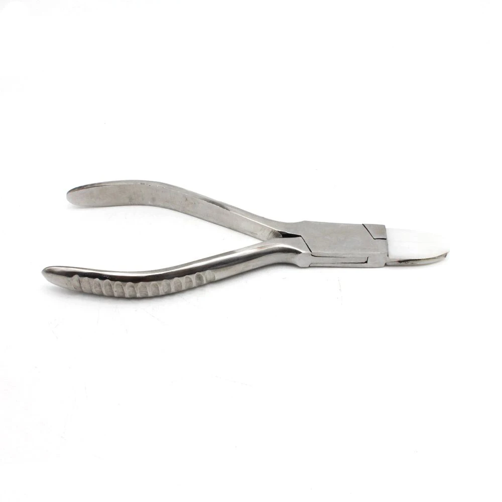 Stainless Steel Flat Nylon Jaw Pliers for Jewelry Making Bead Wire Bending Forming Tools