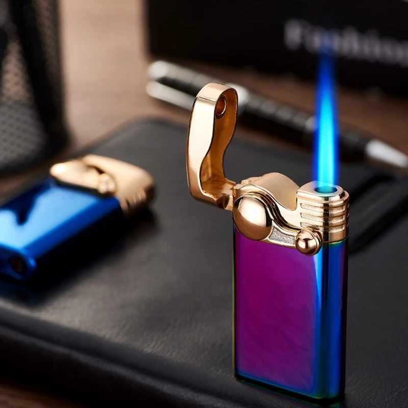 

Funny Mini Jet Torch Turbo Lighter Flints Gas Lighter Cigarettes Smoking Accessories Lighters Metal Lighters