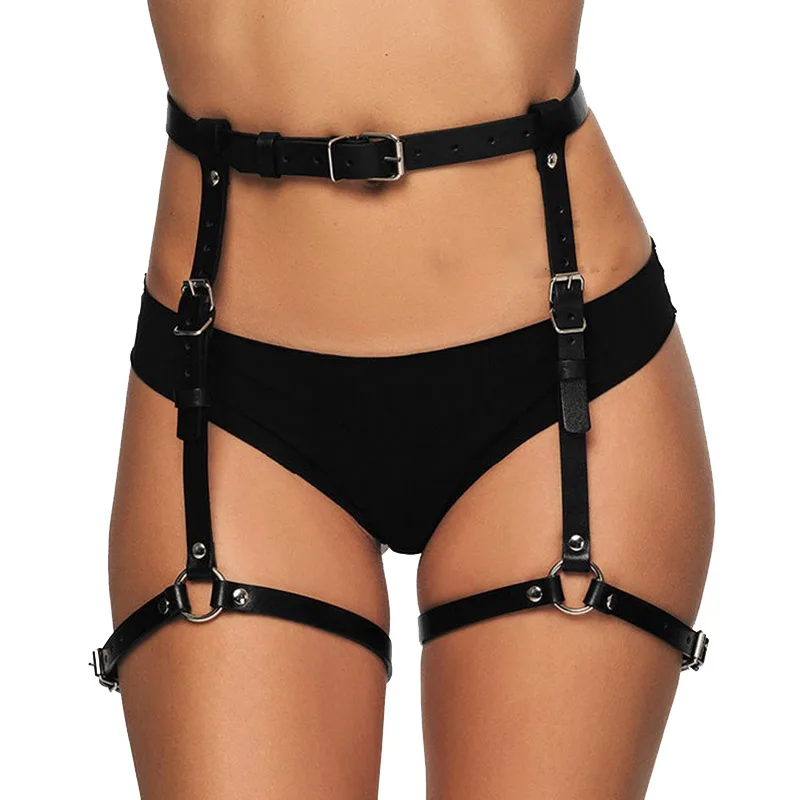 

Leather Harnesses, Belts And Bras For Ladies, Sexy Waistbands From Waist To Legs, Restraint Cages, Underwear Sets