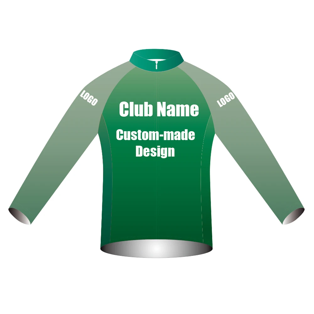 Custom-Made Man Cycling Apparel Long Sleeve Winter Thermal Fleece Cycling Clothes Jersey Jacket