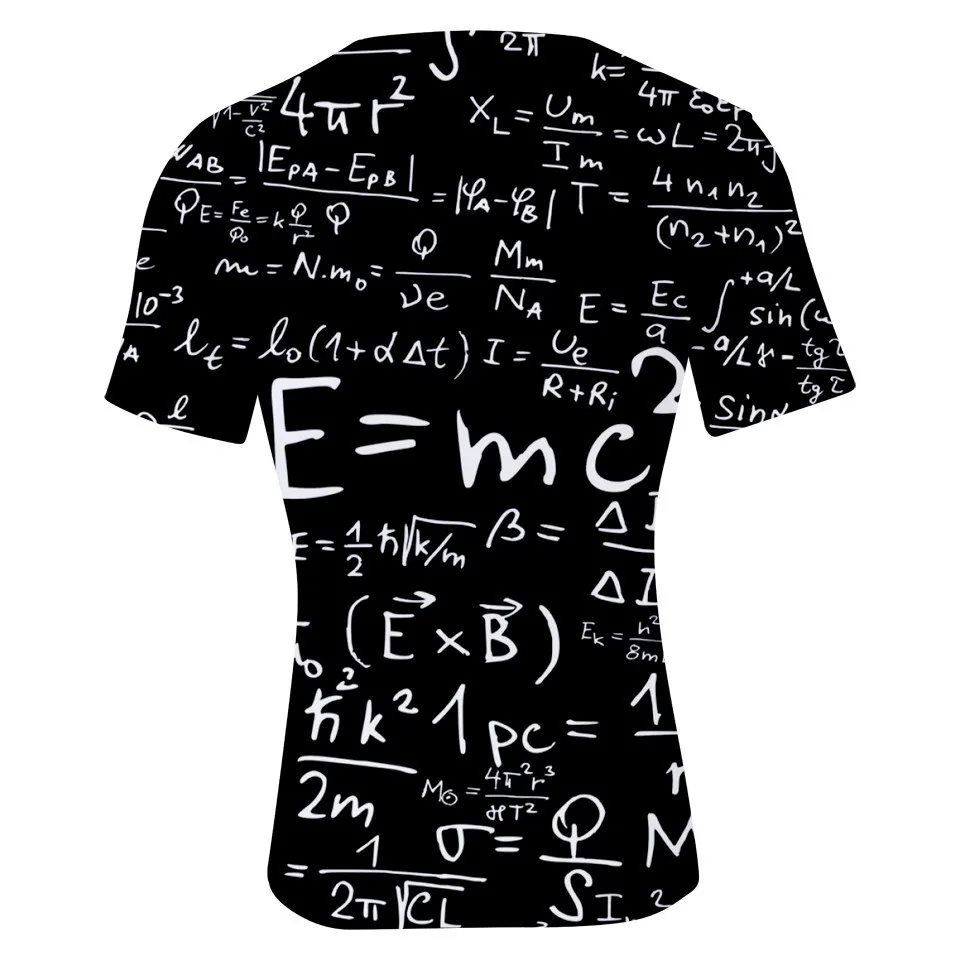 New E mc2 energy formula science physics lover gifts chalk writing equitation T-Shirt quick drying t-shirt mens clothing