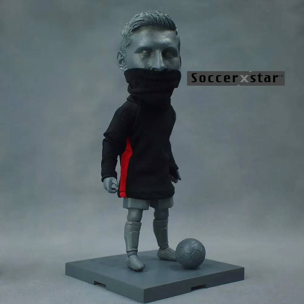 SoccerX-muñecas de jugador de fútbol, figurita de 5 pulgadas y 12cm, libertad de elección, escala 1:15