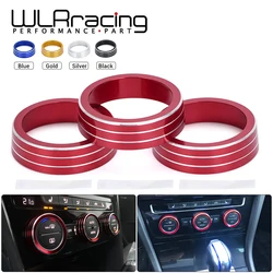 Air Conditioning Knob Decorative Cover Ring Adjust Trim Cover For VW Tiguan Atlas T-roc Ateca FR Passat B8 Variant 2017-2019