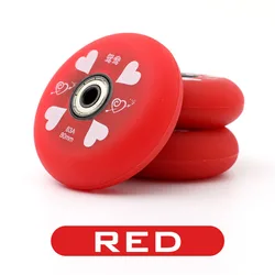 4 pieces roller skates wheels for kids children adults inline skating shoes 83A skate tyre abec7 bearing 62 64 68 70 72 76 80mm