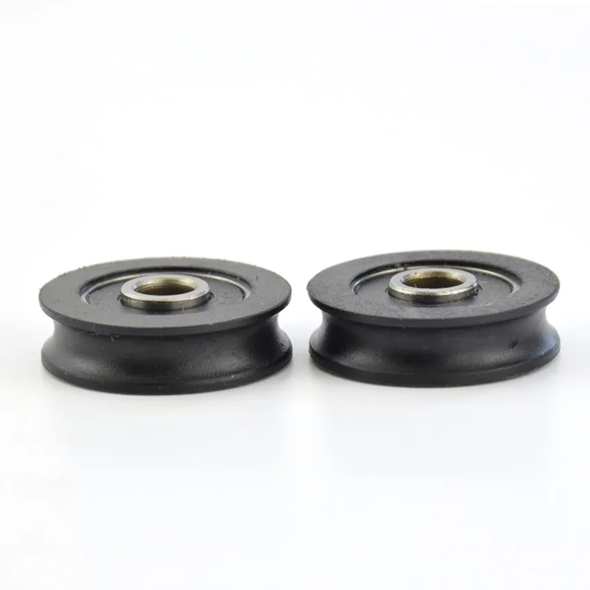 626RS Non-Standard Nylon Roller Bearing Pulley Plastic-Coated Construction Machinery Door POM Window Drawer Wheel 6*26*7MM