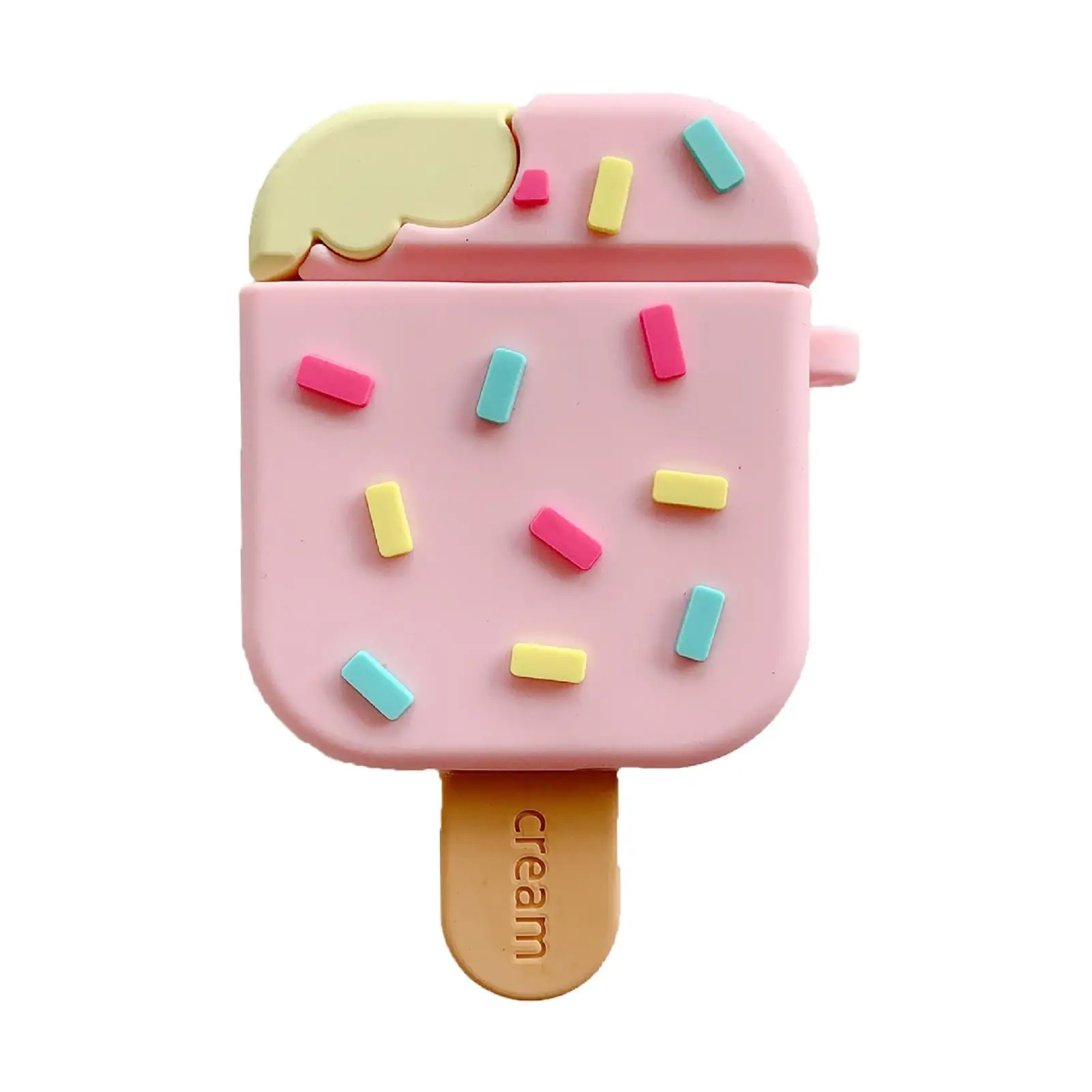 Cute Candy Chocolate Ice Cream Shape Wireless Bluetooth Headset Silicone Drop Proof And Dust Proof Protective Shell For