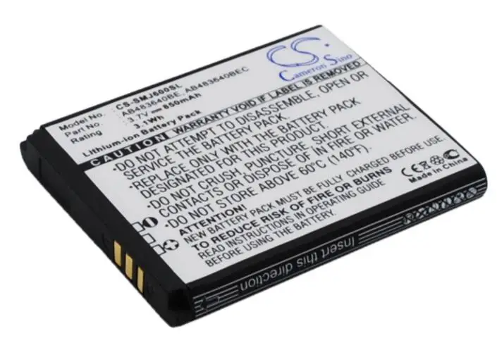 Batteria cameron sino 850mah per SAMSUNG B3210 Corby TXT Corby TXT GT-B3210 B3310 C3050 C3050C C3053 S7350 S7350C S8300 S7350