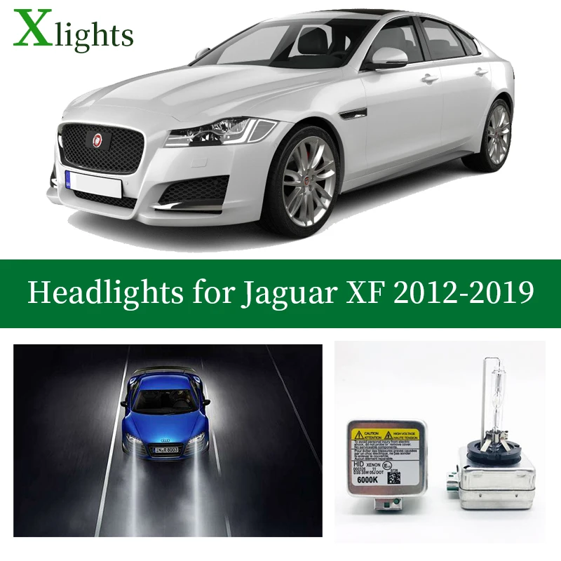 

Xlights для Jaguar XF 2012 2013 2014 2015 2016 2017 2018 2019 комплект Hid ксеноновая лампа фары лампы авто фара ближнего света 12 В 24 В аксессуары биксеноновые