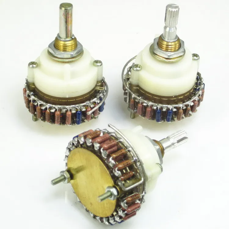 Single Link 100k 23 Step Progressive Shunt Volume Control Potentiometer Single Channel 100k Dale Resistance