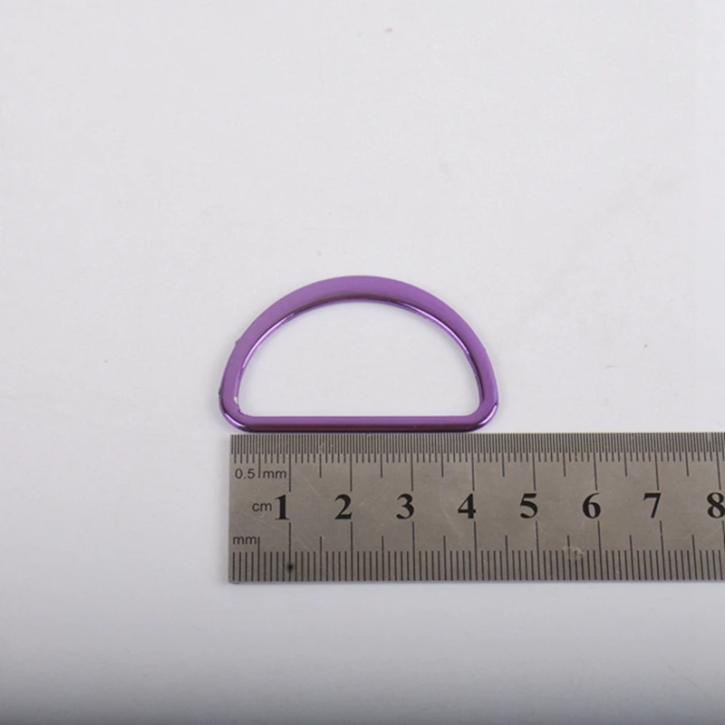 10pcs Top Quality Metal Flat D Ring Clasps Bag Strap Pressure Casting Connector Buckles Handbag Hardware Accessoriess