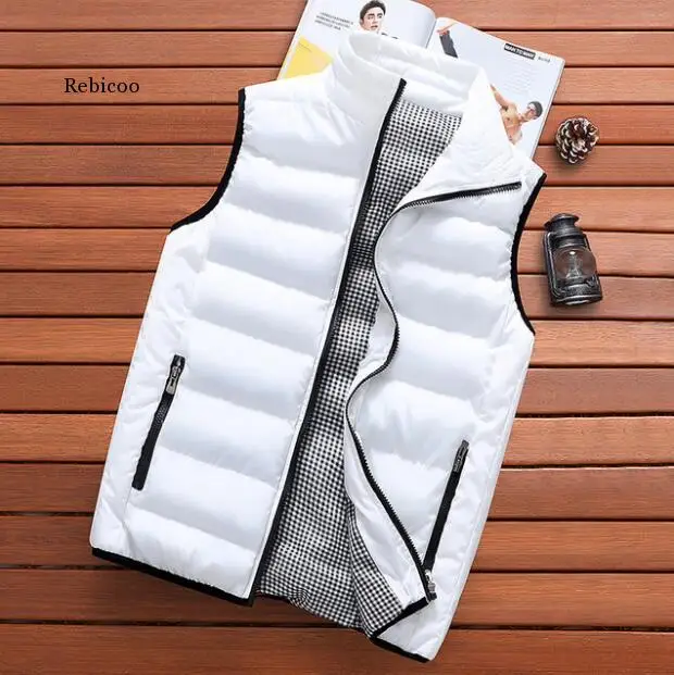 

Clothing Vest Jacket Mens New Autumn Warm Sleeveless Jacket Male Winter Casual Waistcoat Men Vest