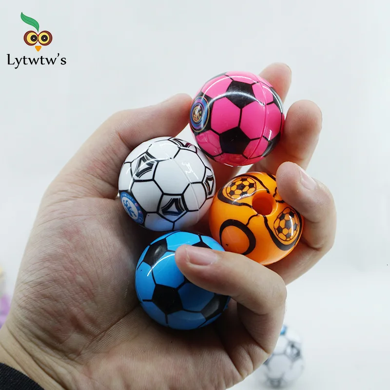 1 Piece Lytwtw's Lovely Cute Kawaii Cnady Color Football Sharpeners Stationery School Office Supplies Novelty Gift Sharpener