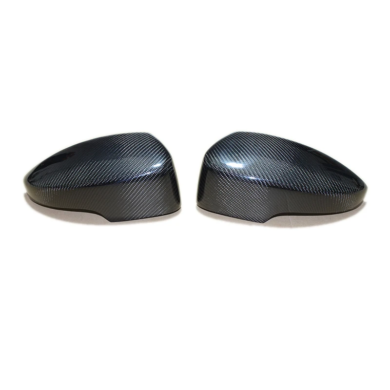 For Ford Escape Carbon Fiber Rear View Shell Reverse Mirror Cover Reflector Cover for Paste Style