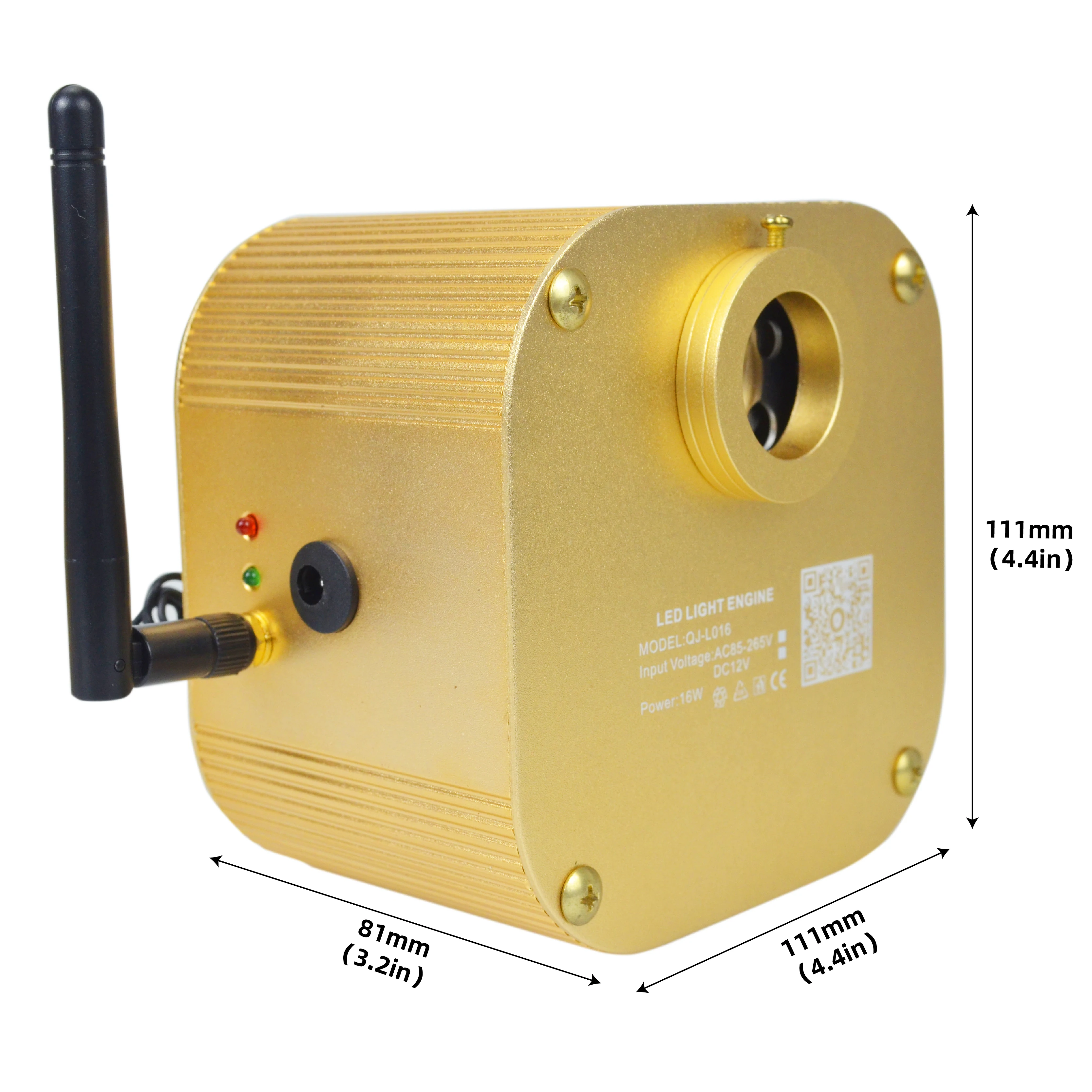 Fibra Optica Plastica 16w Twinkle Motor Colorful Changing Effect With 0.75MM Fiber Optic Cable RF APP Music Control Led Light