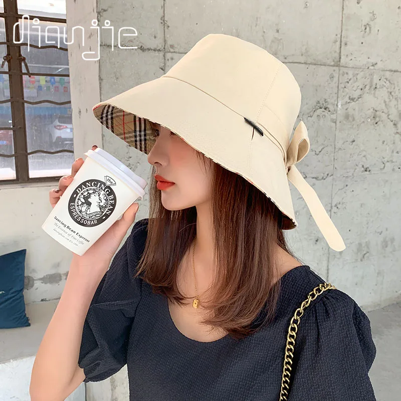 2021 spring Women\'s bucket hat Unisex Bob Caps Hip Hop Gorros Men\'s panama Summer Hat Beach Sun Fishing boonie fashion solid cap