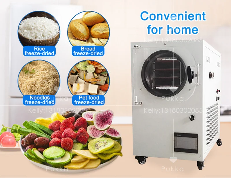 Fruit Freezer Dryer Dessert Farm Vacuum Freeze Drying Machine Drying Lyophilizer Machine In Food Processing