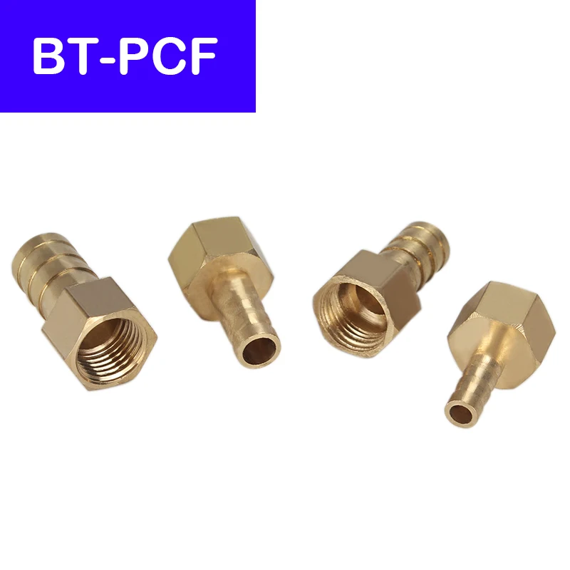 High Quality 10PCS BT-PCF Pagoda Head Full Copper Thickened Gas Gas Hose 4 Points Internal Thread Adapter Green Head 10