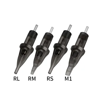 DM 10PCS Cartridge Tattoo Needles RL RS RM M1 Professional Disposable Sterilized Safety…