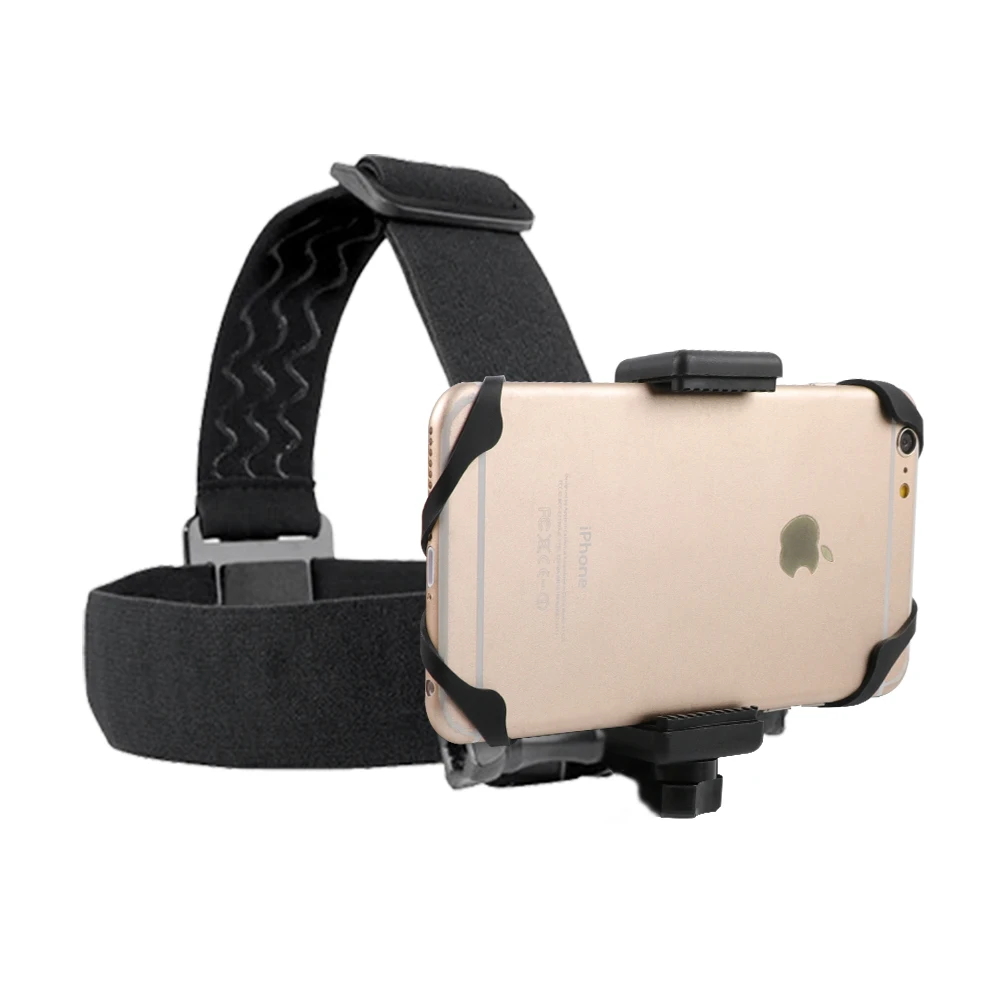 Outdoor testa della fascia Holder Per Il Telefono Cellulare a Harness Strap Mount Cintura Treppiede Macchina Fotografica Della Clip Del Supporto per il posto GOPRO xiaoyi iPhone x