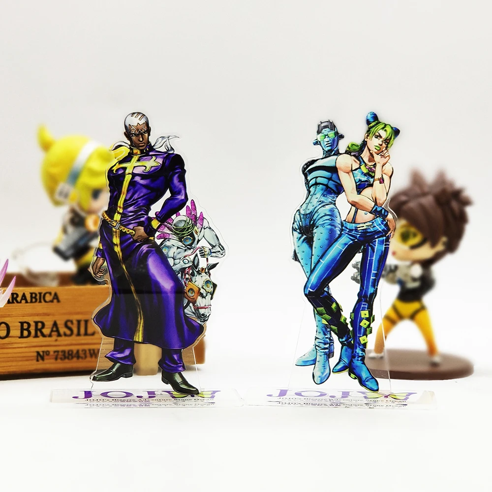 Jo no Bizarre Adventure Stone Ocean Jolyne Kujo Enrico Pucci acrylic stand figure model plate holder cake topper anime