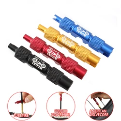 MUQZI Bicycle Multifunction Wrench Valve Core Disassembly Tool Beautiful Mouth French Valve Tube Tire Double-head Removal