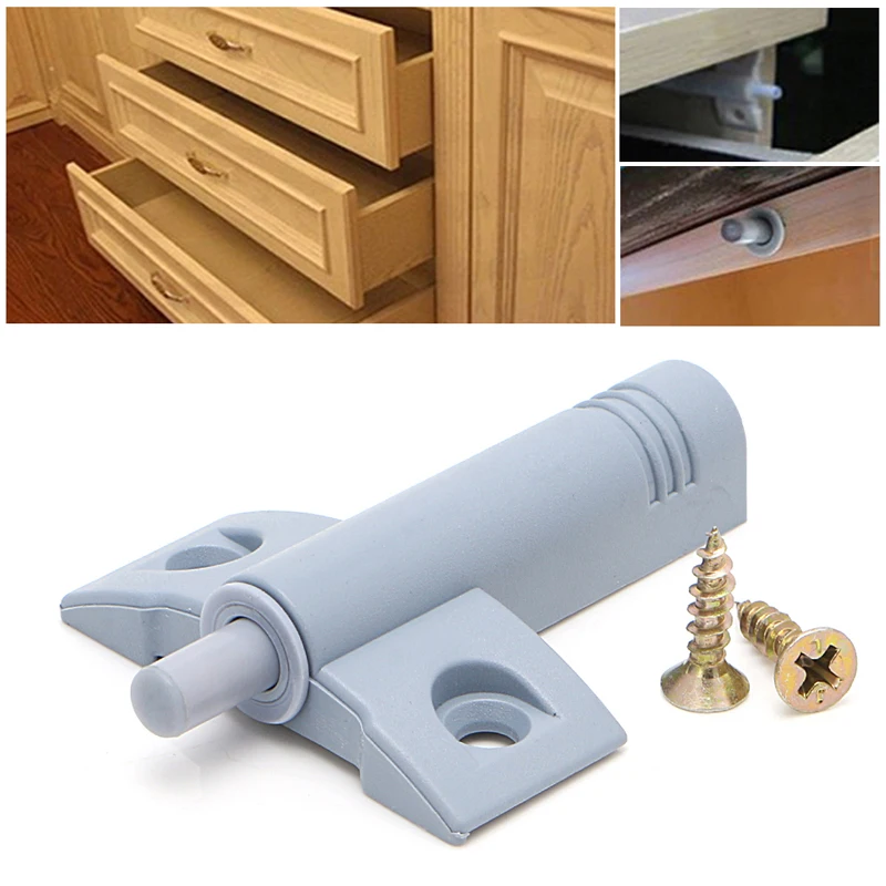 10pcs Kitchen Cabinet Door Drawer Soft Quiet Close Closer Damper Buffers + Screws Door Stops Hardware Drop Ship