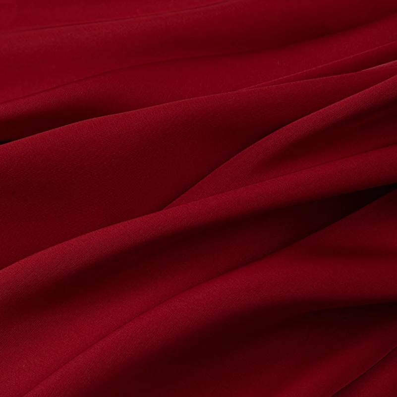 Satin Polyester Summer Chiffon Fabric for Sewing Clothes Pajama Shirt Quilting Micro Elastic Fabric