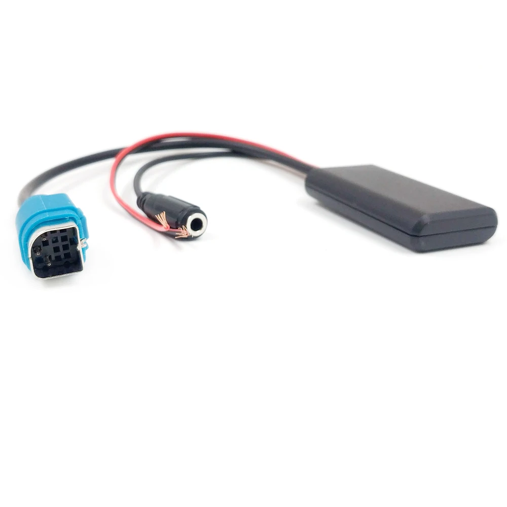 Biurlink Car Radio KCE-237B Full Speed AUX Input Replacement 3.5MM Audio MP3 Bluetooth 5.0 Microphone Adapter for Alpine