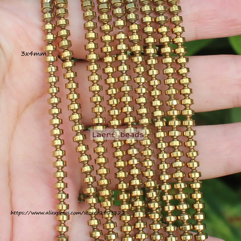 Shining! Natural Hematite Square Spacer Beads, For DIY Jewelry Making !We provide mixed wholesale for all items!