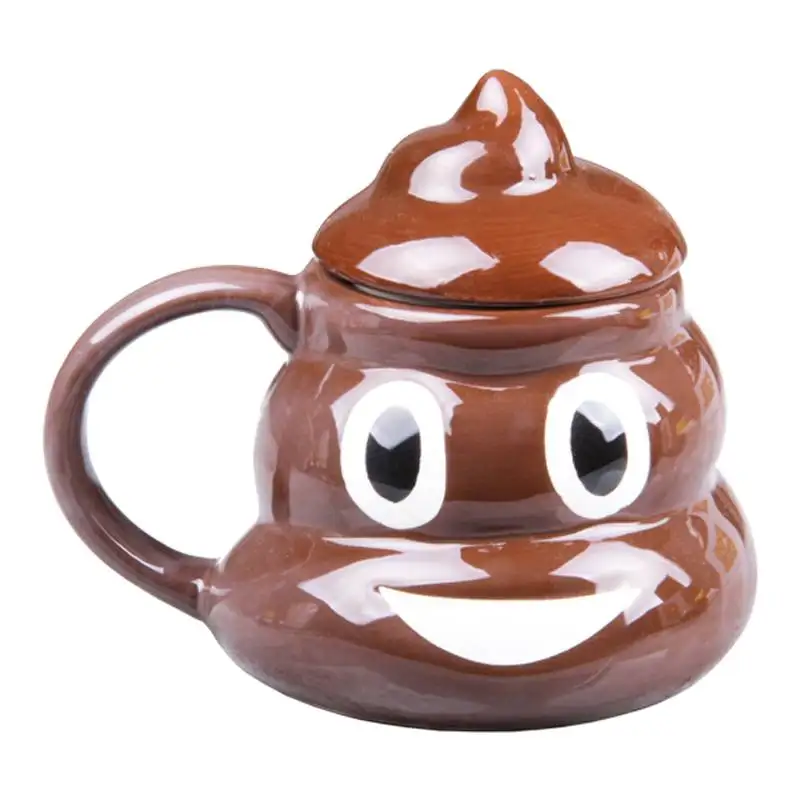 Weird Creative Poo Shaped Ceramics Mugs Coffee mug Milk Tea office Cups Drinkware the Best birthday Gift for Friends