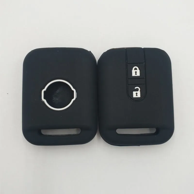 2PC  Silicone Car Key Case For Nissan Terrano Almera Tino Primera Micra Terrano Xtrail Patrol Remote Key Cover