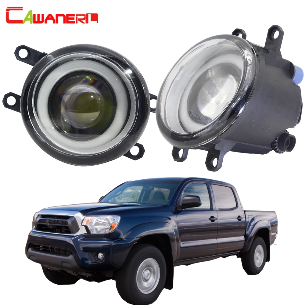 

Cawanerl For Toyota Tacoma 2012-2016 Car 30W 3000LM LED Fog Light Angel Eye DRL Daytime Running Light H11 White 12V 2 Pieces