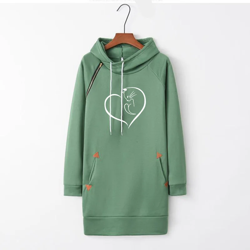 Women Sweatshirt Dress Hooded  Long Sleeve  Casual Hoodies Dress Drawstring Pullover Tops Streetwear Dropshipping