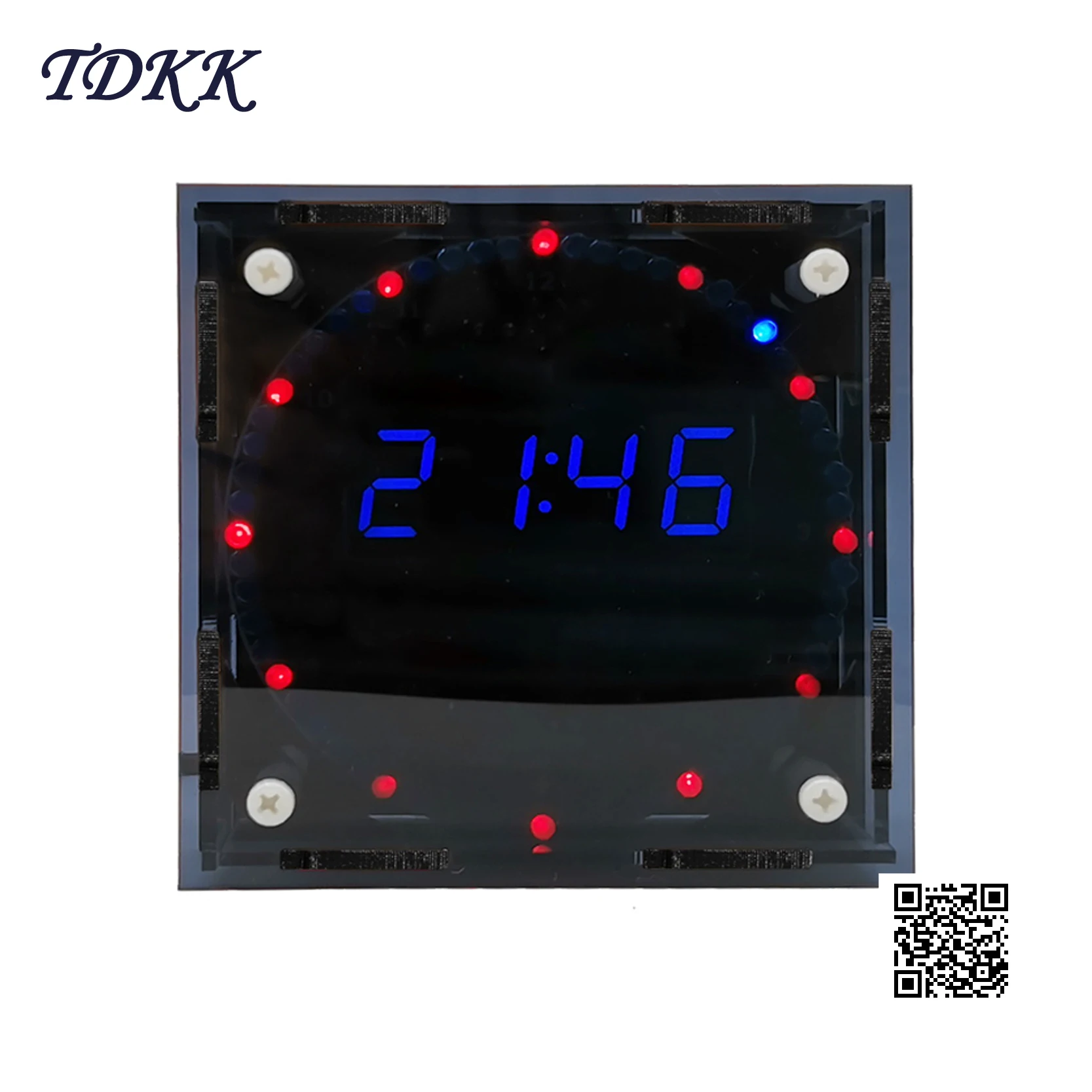 

Electronic Clock DIY Kit 5v Circuit Board Production Parts Assembly Light-control 51 MCU Alarm Clock Training Element