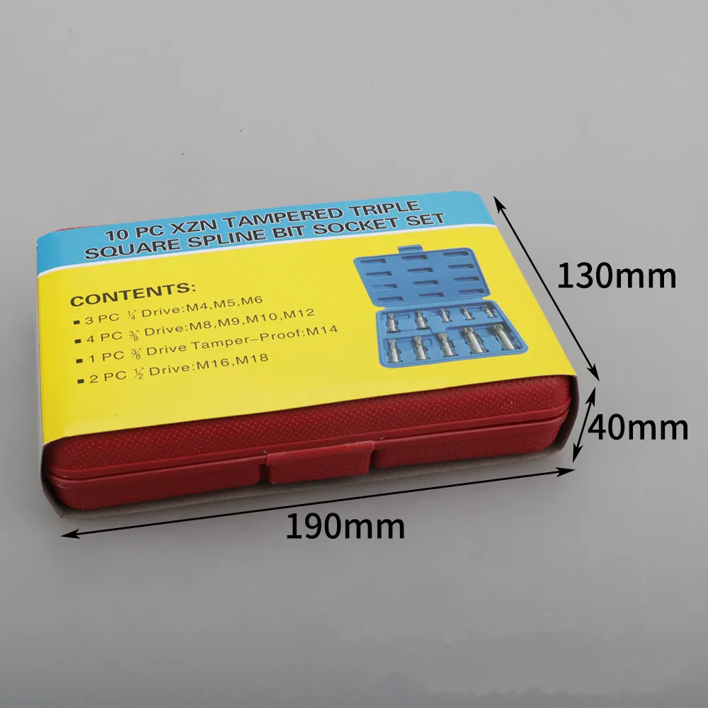 10 Cái/bộ 12 Góc Dòng M Tay 12 Góc Hoa Ổ Cắm Bit Trong Lỗ Giữa