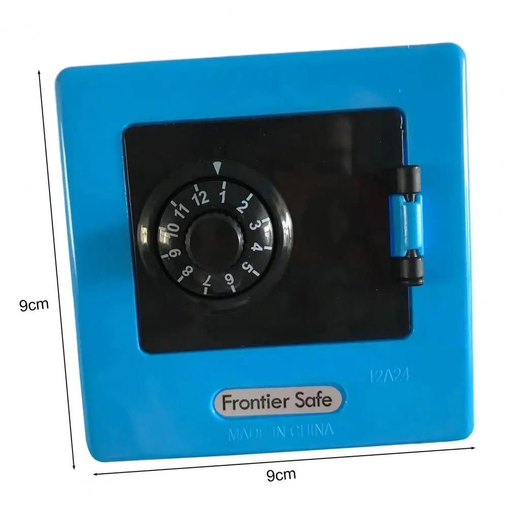 Saving Bank Toy Fun Compact Plastic Safe Piggy Bank Toy Mini Piggy Gift Safe Case Password Portable With Key Money Storage Box