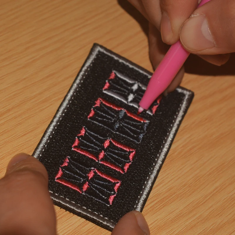 DIY手作りパッチ、フックループ、マーカー、碑文、数字、文字 - Embroidery Ideas For Bags のレビューと価格