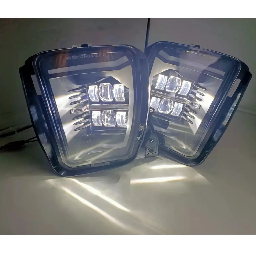 Auto Zubehör Weiß DRL LED Nebel lichter Montage Für Dodge Ram 1500 2013-2018