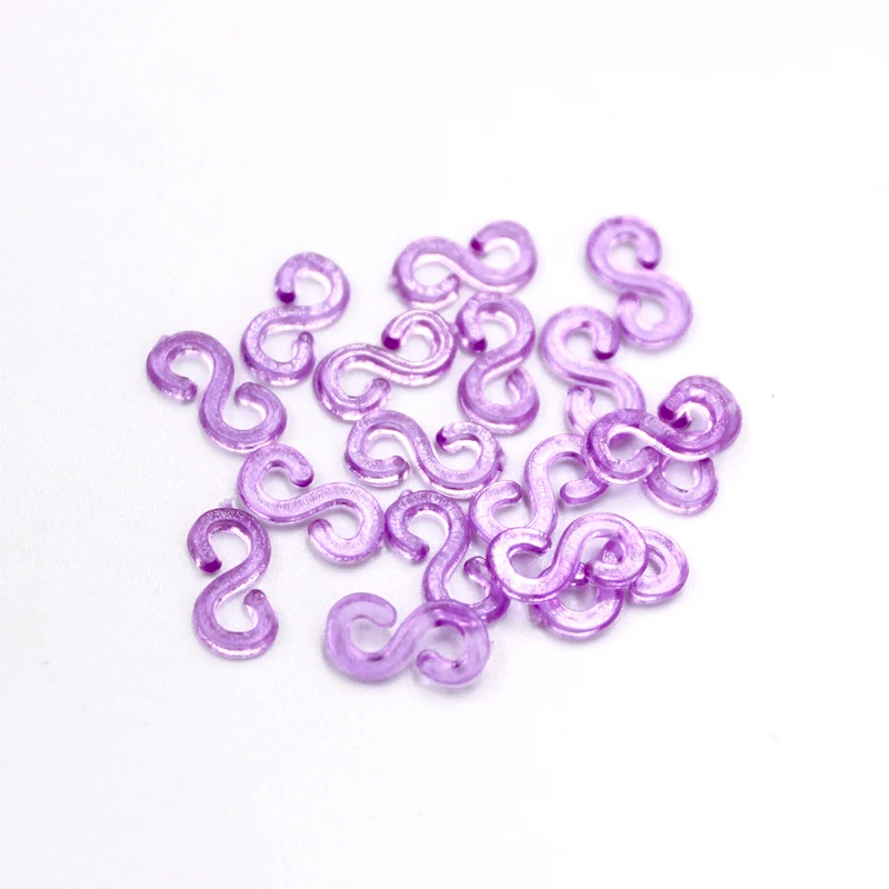 Lot De 100 Clips Élastiques Caoutchouc Pour Bracelets Pandora Et Bijoux Européens